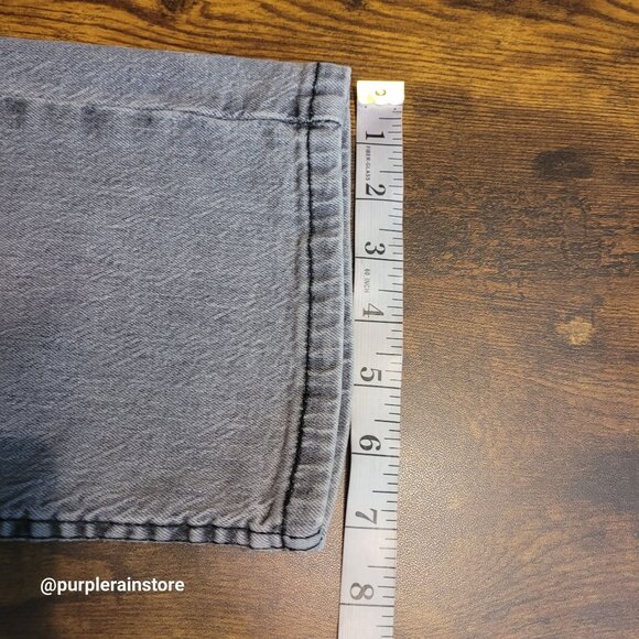 Levi's Jeans 31x32 Measures 31x31 Straight 505 Stretch Gray Denim Western - Picture 11 of 12